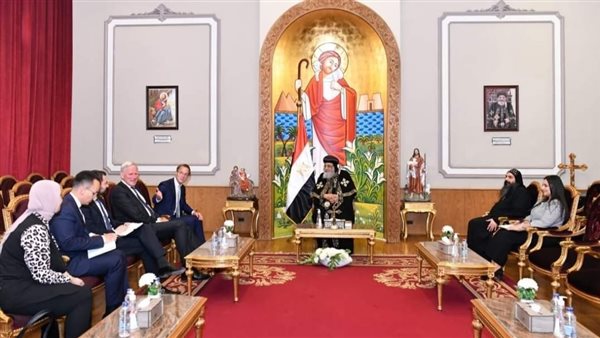 البابا تواضروس يستقبل