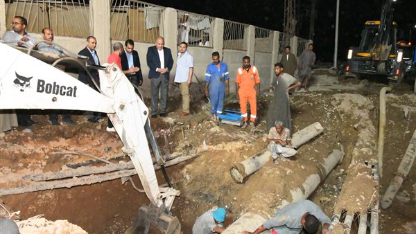 أعمال إصلاح كسر خط