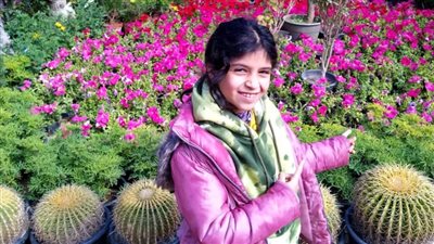 سالي محمد الفائزة بجائزة المبدع الصغير تحلم بعلاج للسرطان