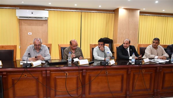 محافظ الفيوم يلتقي