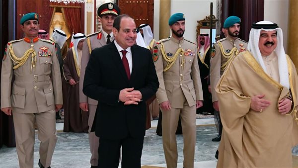 السيسي وملك البحرين