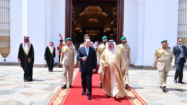 السيسي وملك البحرين