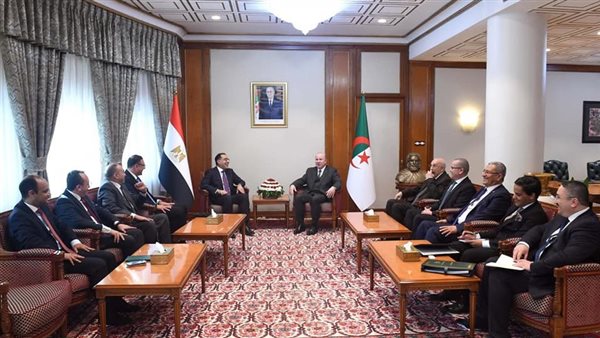 رئيسا وزراء مصر والجزائر