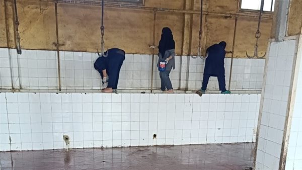 تطهير وتعقيم مجازر