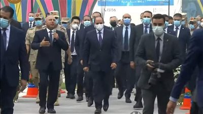 السيسي يفتتح محطة عدلي منصور المركزية والمرحلة الأولى للقطار الكهربائي | بث مباشر