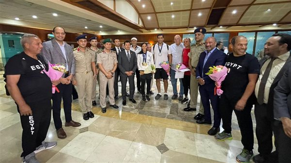 وزير الرياضة يستقبل