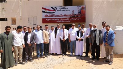 سعفان يتفقد مكتب عمل الضبعة الجديد بمطروح لافتتاحه خلال أيام