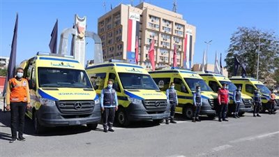  نشر سيارات إسعاف في محيط الحدائق العامة والمتنزهات خلال أيام العيد بسوهاج