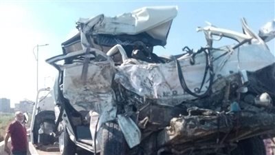 مصرع شخص وإصابة 8 في حادث تصادم أتوبيس مع ميكروباص وملاكي بالإسكندرية| صور