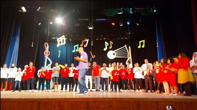 ختام العرض المسرحي كمان زغلول على مسرح قصر ثقافة بورسعيد | صور