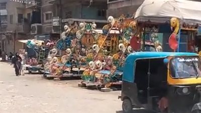 بسبب ارتفاع الحرارة.. الملاهي خاوية من الأطفال بالمنوفية في ثاني أيام العيد | بث مباشر