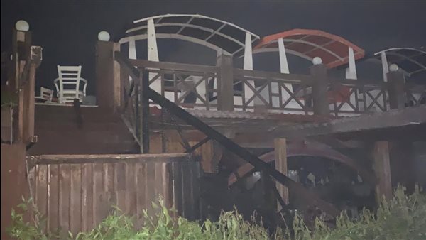 جانب من الحريق 