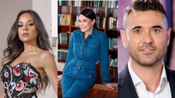 أحمد عز وهند صبري