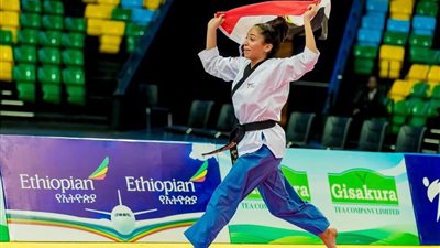 فوز طالبة بجامعة الإسكندرية ببطولة إفريقيا للتايكوندو