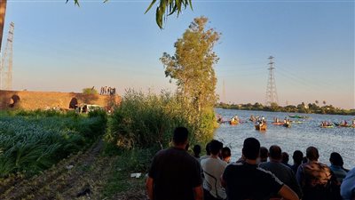غرق شابين خلال الاستحمام في نهر النيل بقرية كفور بلشاي بالغربية 