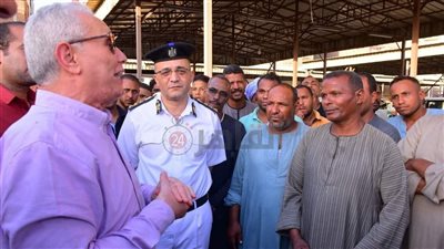 محافظ الأقصر ومدير المرور في جولة لمتابعة التزام السائقين بتعريفة الركوب الجديدة | صور