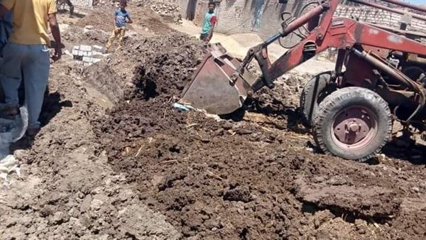 إزالة تعديات في الفيوم