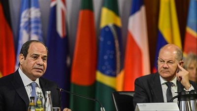 ننشر كلمة الرئيس السيسي خلال المؤتمر المشترك مع المستشار الألماني أولاف شولتز