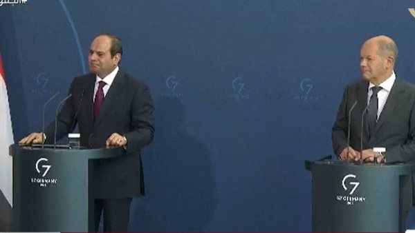 السيسي وشولتز