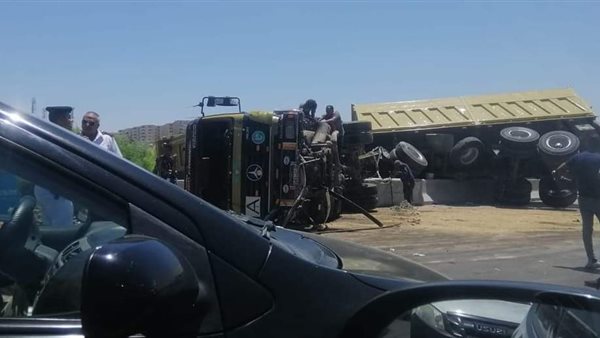 انقلاب سيارة نقل