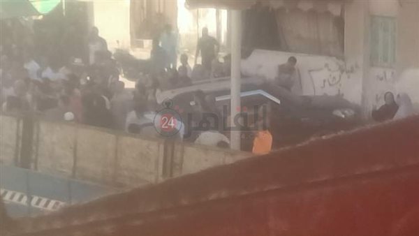 جانب من الحادث 