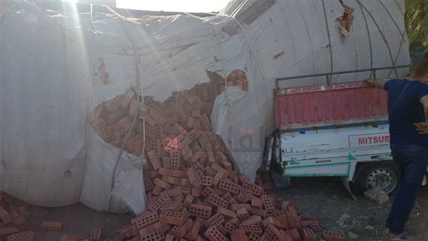 جانب من الحادث 