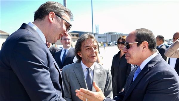 السيسي ونظيره الصربي