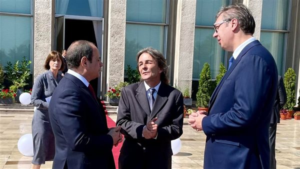 السيسي ونظيره الصربي