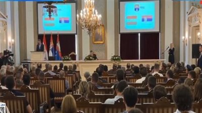 السيسي يصل إلى مقر جامعة بلجراد لمنحه الدكتوراه الفخرية