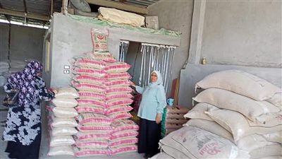 ضبط 1.4 طن دقيق مدعم قبل بيعها بالسوق السوداء في بني سويف 