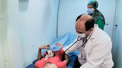 صحة المنوفية: الكشف على 1190 مواطنا بالقافلة العلاجية بقرية كفر زين الدين
