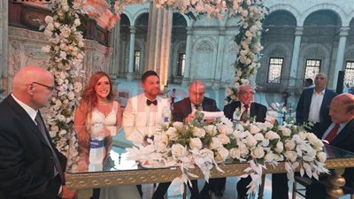 محمد فاروق يحتفل بعقد قرانه وسط حضور نجوم الكرة السابقين | صور