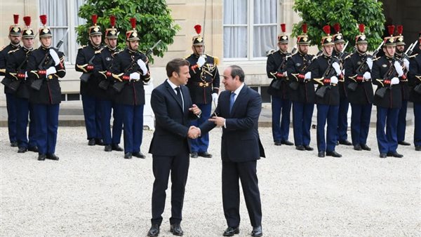 السيسي ونظيره الفرنسي