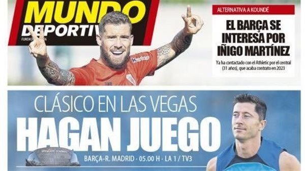 غلاف صحيفة موندو