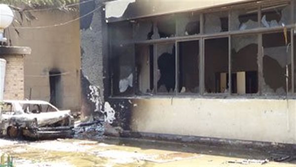 حريق متحف ملوي بالمنيا