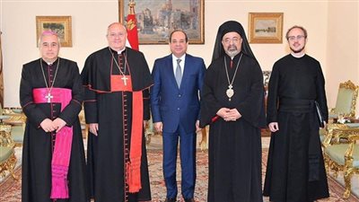 السيسي لبطريرك الأقباط الكاثوليك: ثقافة التعايش وحرية العبادة بدأت في مصر