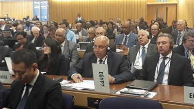 وزير النقل يلقي كلمة مصر أمام الجمعية العامة للمنظمة البحرية الدولية