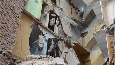 إصابة شخصين في انهيار منزل بالشرقية