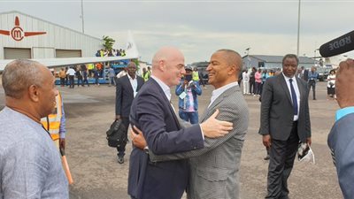 بالتزامن مع مباراة الزمالك.. إنفانتينو وأحمد أحمد وإيتو وكالوشا في الكونغو لهذا السبب