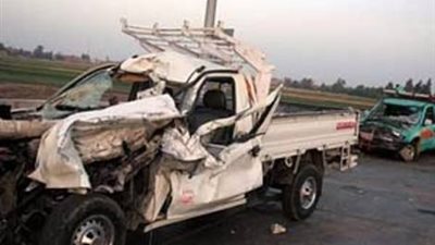 إصابة 13 عاملًا باليومية في انقلاب سيارة ربع نقل بالشرقية