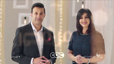 عمرو خليل وريهام إبراهيم ينفردان بفيديو حصري لاثنين من عمالقة الفن في برنامج “من مصر”