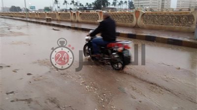 أمطار غزيرة ورياح تضرب كفر الشيح والمحافظة ترفع الطوارئ (صور)