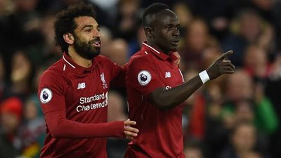 ليفربول يعلق على دخول صلاح وماني في القائمة النهائية لأفضل لاعب إفريقي