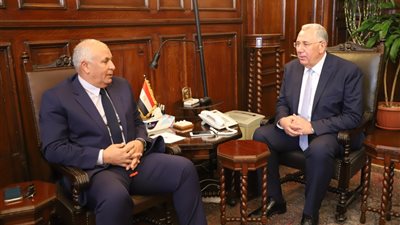 وزير الزراعة يبحث مع محافظ الوادي الجديد حل مشاكل التقنين بالمحافظة