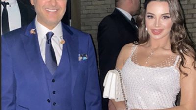 استقبلته بالأحضان.. الراقصة جوهرة تحتفل بـ”الكريسماس” مع راغب علامة (صور)