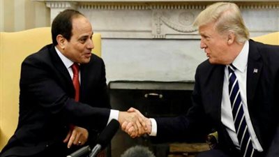 السيسى يجري اتصالًا هاتفيًا بالرئيس الأمريكي دونالد ترامب
