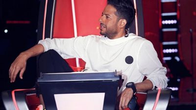 محمد حماقي يروج لأولى حلقات برنامج TheVoiceKids (صورة)
