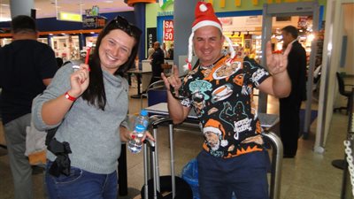 “رحلات الخير”.. تدفق سياحي على مطار مرسى علم تزامنًا مع احتفالات رأس السنة (صور)