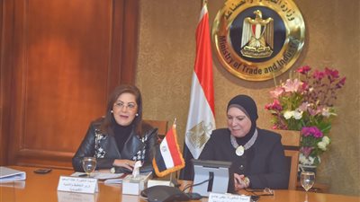 وزيرتا التجارة والتخطيط تبحثان سبل الارتقاء بمعدلات نمو قطاعي الصناعة والتصدير