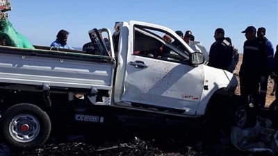 ننشر أسماء المصابين والوفيات في حادث تصادم 3 سيارات بكفر الشيخ